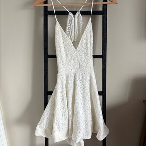 Windsor White Lace Floral Dress